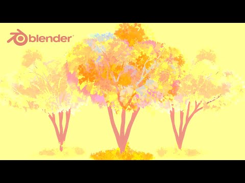 Видео: Учебник по рисованию дерева с помощью жирного карандаша в Blender 3D
