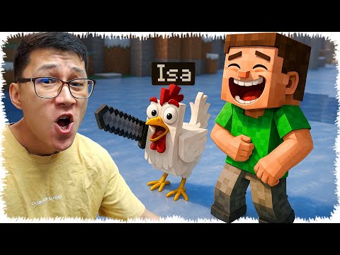 Видео: Әзілқой тауық қатты төбелеседі екен ⚔️ (Minecraft) #2