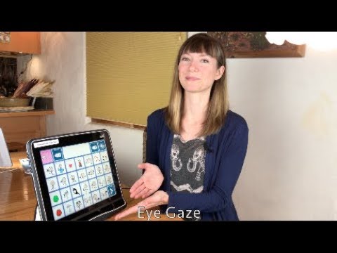 Видео: Устройство Eye Gaze для AAC
