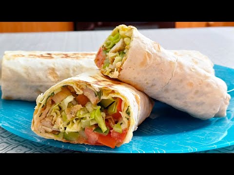 Видео: ШАУРМА вкуснее чем в ларьке! В ДОМАШНИХ УСЛОВИЯХ!