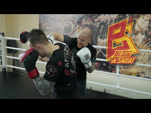 Видео: Сайдстеп, атака и контратака со смещением. Техника бокса. Максим Татаринов. Дмитрий Суродеев.