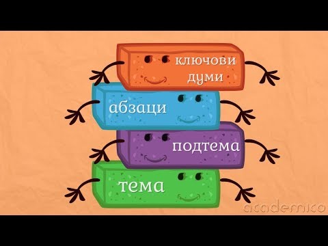 Видео: Строеж на текста - Български език 5 клас | academico