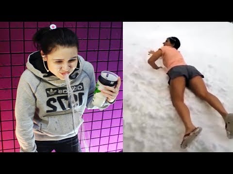 Видео: Самое смешное видео в мире. Попробуй не засмеяться с водой во рту челлендж ч. 104