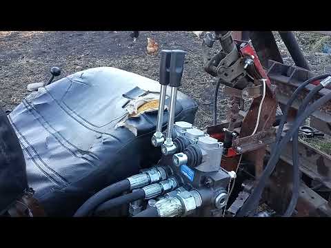 Видео: Китайский распред на самодельный мини погрузчик.