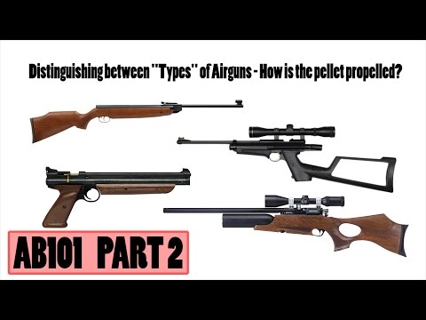 Видео: Сравнение различных типов пневматического оружия | AB101, часть 2