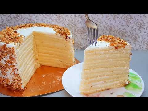 Видео: Торт Молочная девочка ☆ Milch Mädchen ☆ Cake Milk Girl