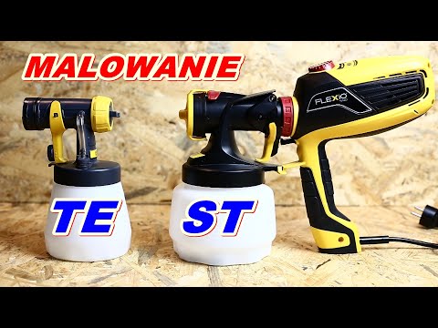 Видео: Краскораспылитель Wagner Flexio W590 - ТЕСТ Как красить стены из дерева и металла