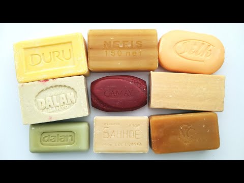 Видео: ASMR cutting soap. Satisfying video. АСМР резка мыла.