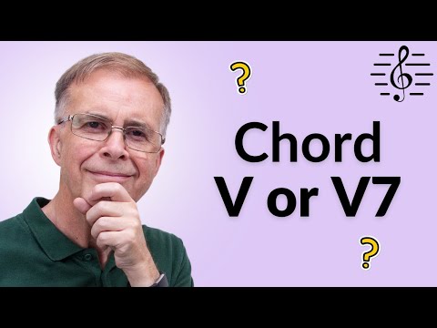 Видео: Чувствуете ли вы разницу между аккордами V и V7? — Тренировка слуха