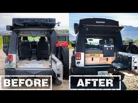 Видео: Как я построил идеальную систему ящиков и кроватей Jeep Overland для кемпинга