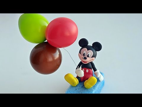 Видео: МИККИ МАУС из мастики. Мастер-класс