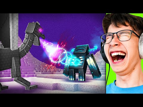 Видео: Реакция на «WARDEN против ENDER DRAGON»! (Забавная анимация)