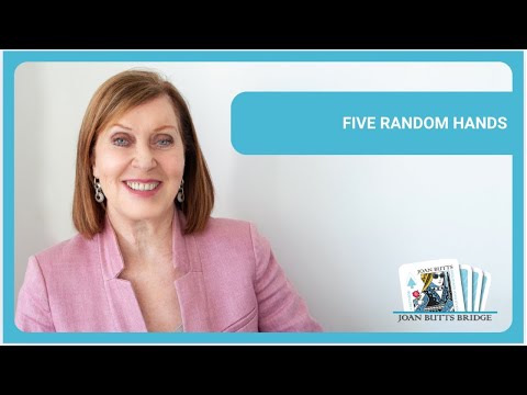 Видео: Джоан Баттс Бридж — Пять случайных рук