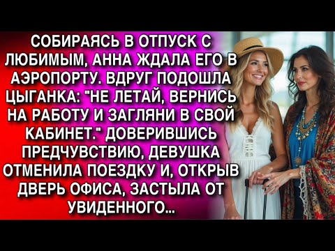 Видео: СОБИРАЯСЬ В ОТПУСК С ЛЮБИМЫМ, АННА ЖДАЛА ЕГО В АЭРОПОРТУ. ВДРУГ ПОДОШЛА ЦЫГАНКА: "НЕ ЛЕТАЙ..."