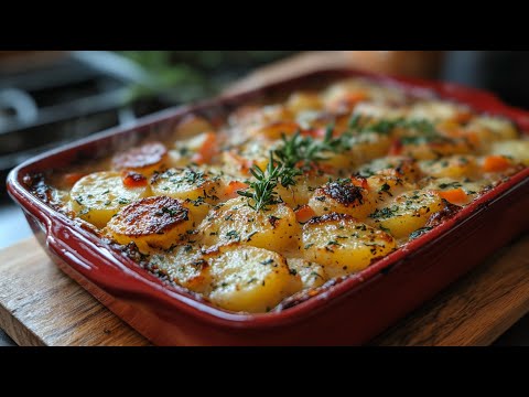 Видео: 🌱 Веганская запеканка из картофеля и овощей — просто, вкусно и полезно! 🥔🥕