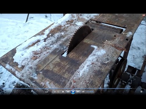 Видео: Циркулярка от ВОМ Т-25