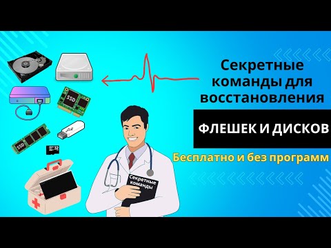 Видео: Реанимация флешек и дисков без программ