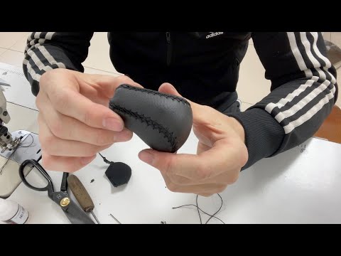 Видео: Перетяжка ручки КПП Mitsubishi Lancer X