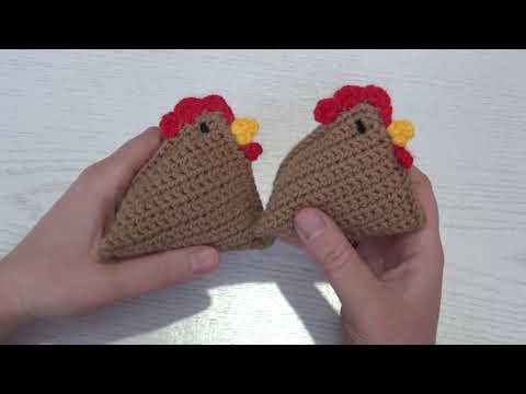 Видео: Пасхальная курочка пирамидка вязанная крючком ! Простое и легкое вязание !