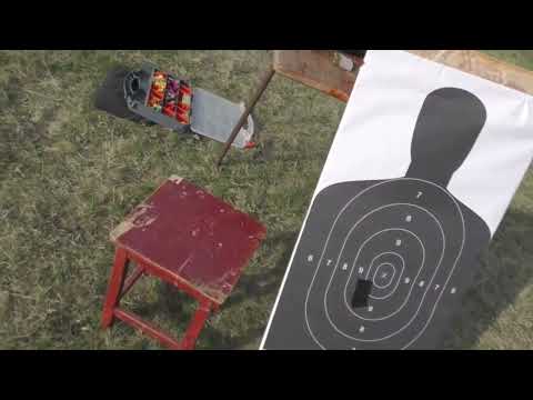 Видео: Отстрел колпачковых пуль из баллончика СО