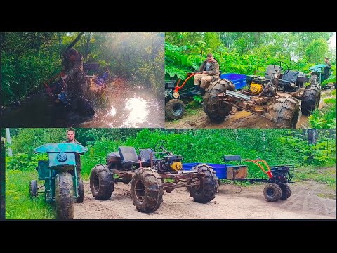 Видео: В грязь на мотоблоке #каракт #болотоход #мотоблок #покатушки #offroad #бездорожье #вездеход #техника