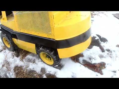 Видео: Вилочный погрузчик Эп-103к с двигателем ваз2110