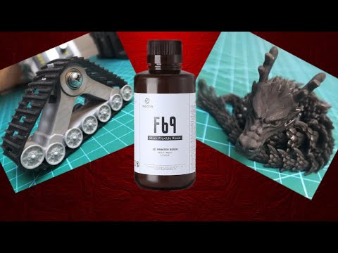 Видео: Resione F69 гибкая фотополимерная смола