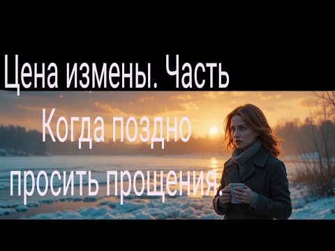 Видео: Цена измены. Часть  Когда поздно просить прощения.