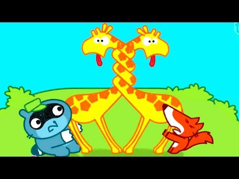 Видео: Енот ПАНГО и смешные животные в ЗООПАРКЕ | Играю в веселую игру #1