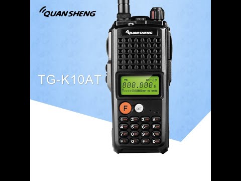 Видео: Обзор рации QuanSheng TG-K10AT. Часть 2. Работа на внешнюю антенну, почти в центре городе.