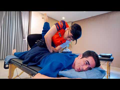 Видео: ASMR: Высочайшие техники — японский растягивающий массаж всего тела