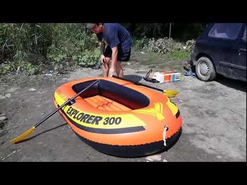 Видео: Обзор надувной лодки INTEX Explorer 300