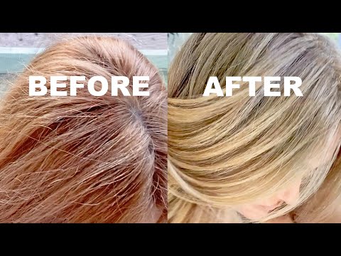 Видео: Тонирование оранжево-медных волос в домашних условиях | Инструкция по ополаскиванию