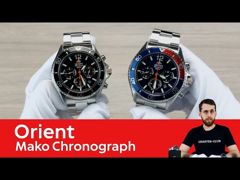 Видео: Хронографы Mako / Orient RA-TX0201L и RA-TX0202B