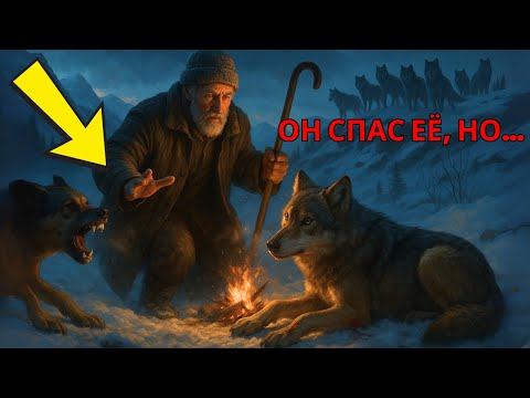 Видео: ПАСТУХ ЗАЩИТИЛ волчицу от собак... НО ЧТО сделала её СТАЯ потом — НЕВОЗМОЖНО ПОВЕРИТЬ!