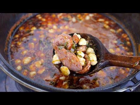 Видео: Ароматы на все село! Боб левеш из Закарпатья с фасолью и копченостями. Закарпатская кухня