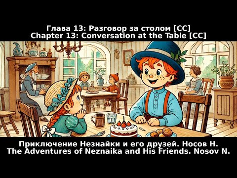 Видео: 13. Разговор за столом. Приключения Незнайки и его друзей. Николай Носов. [CC] 🎥🔤