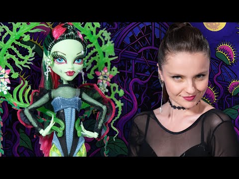 Видео: ЭКО-ПАНК АНГЕЛ Victoria’s Secret? Обзор куклы Monster High Venus McFlytrap Skullector