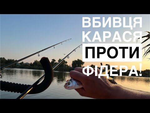 Видео: Вбивця карася vs класичний фідер! Хто спіймає більше риби? Такого я не очікував!