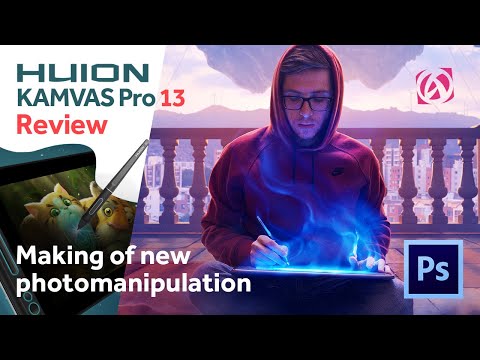 Видео: Как выбрать граф планшет / HUION KAMVAS Pro 13 Обзор и распаковка / Новый арт процесс