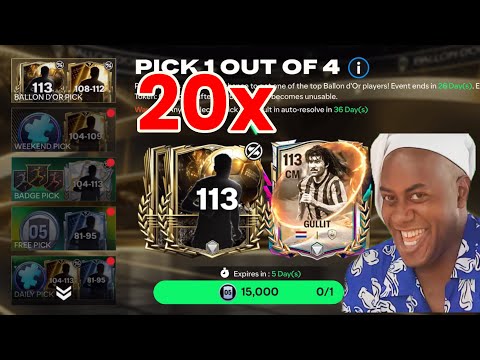 Видео: Ещё один удачный день! 🤩 + Дополнительное время и открытие набора Footyverse Funny Pack #fcmobile