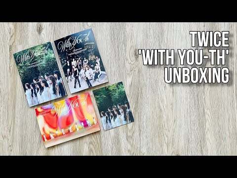 Видео: TWICE 'WITH YOU-th'  Full Set (WITHMUU) Unboxing | Обзор | Распаковка | Анбоксинг