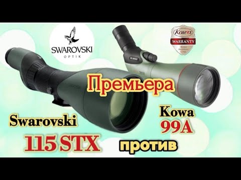 Видео: 1ч.Swarovski 115 STX & Kowa TSN-99A PROMINAR. Тесты