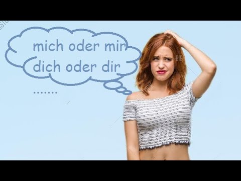 Видео: Germanski jazik/германски јазик - "dich" или "dir","mich" или"mir"- Лични заменки во германски јазик