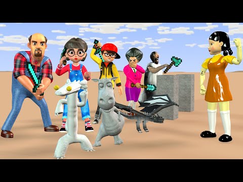 Видео: Секрет получения РЕДКИХ ПИТОМЦЕВ в игре Scary Teacher 3D SQUID GAME!