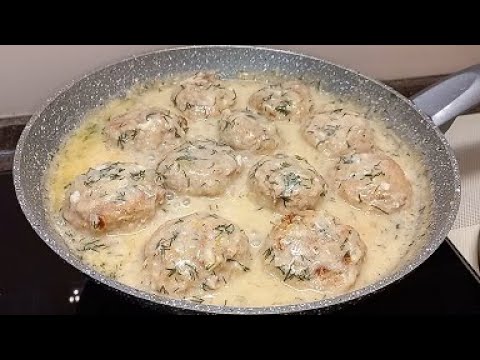 Видео: Очень вкусные Нежнейшие мясные Тефтели в сметанном соусе