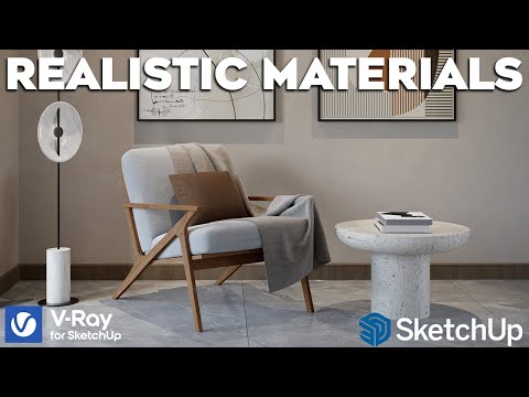 Видео: Реалистичные материалы с многослойной картой | Учебник по визуализации V-Ray