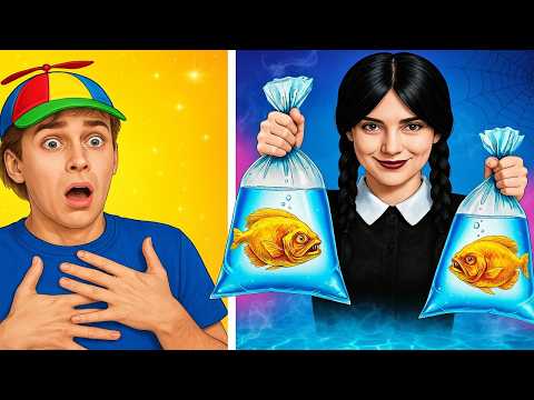 Видео: Моя НЯНЯ — УЭНДЕСДИ АДДАМС?! Великолепные розыгрыши мести!