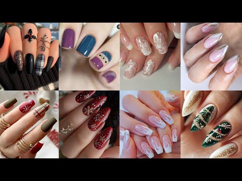Видео: Праздничные рождественские идеи дизайна ногтей. Дизайн акриловых ногтей 2025. Модный дизайн ногтей.