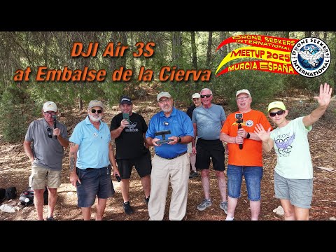 Видео: DJI Air 3S в Embalse de la Cierva — встреча любителей дронов в Испании 2025